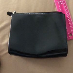 Black Kate Spade make up bag, made in Italy